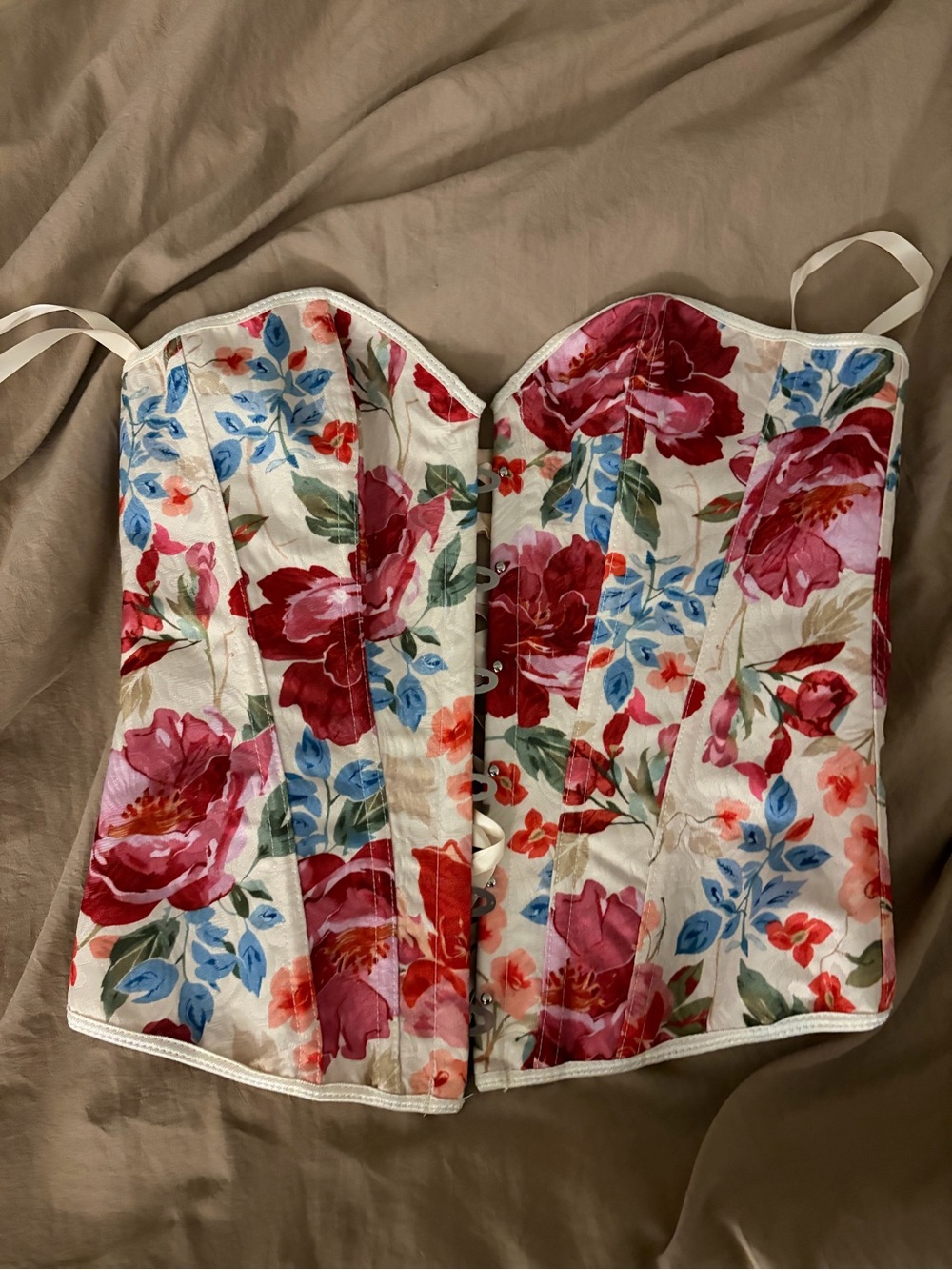 Floral corset